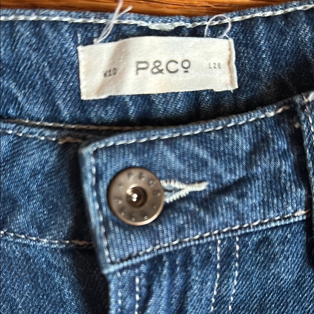 Classic High-Rise Blue Women's Jeans - Picture 3 of 7